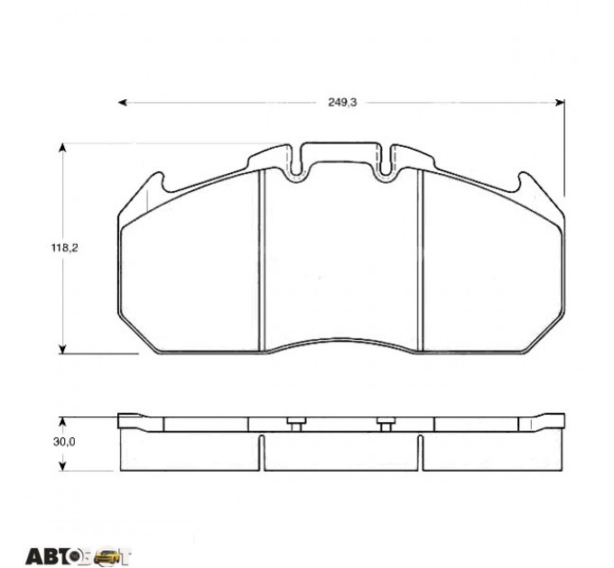 Тормозные колодки TRW GDB5087, цена: 7 904 грн.