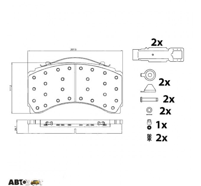 Тормозные колодки TRW GDB5116, цена: 5 318 грн.