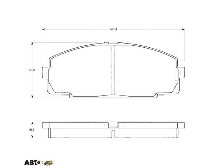 Гальмівні колодки TRW GDB770, ціна: 2 421 грн.
