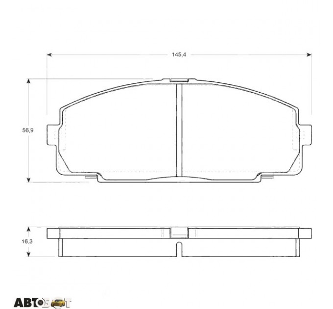 Тормозные колодки TRW GDB770, цена: 1 318 грн.