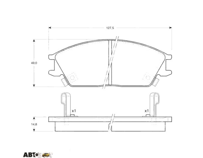 Тормозные колодки TRW GDB893, цена: 1 830 грн.