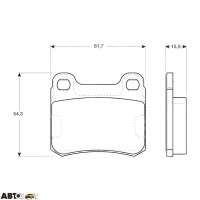 Тормозные колодки TRW GDB911