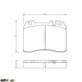 Тормозные колодки TRW GDB962, цена: 2 274 грн.