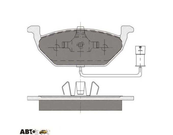Тормозные колодки SCT SP 136 PR, цена: 1 286 грн.