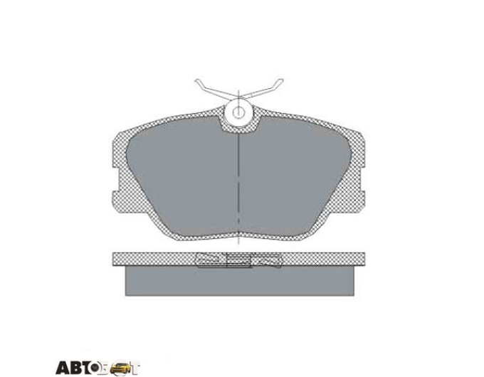 Тормозные колодки SCT SP 167 PR, цена: 1 061 грн.