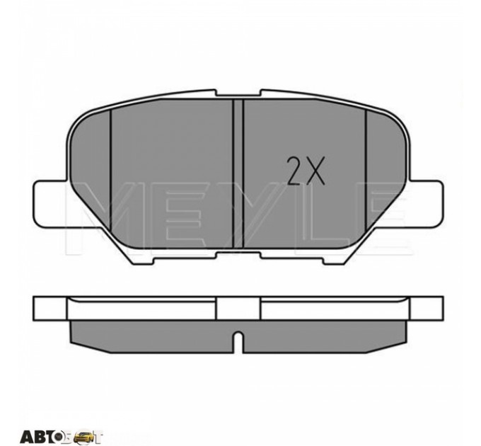 Тормозные колодки Meyle 025 256 8814, цена: 786 грн.