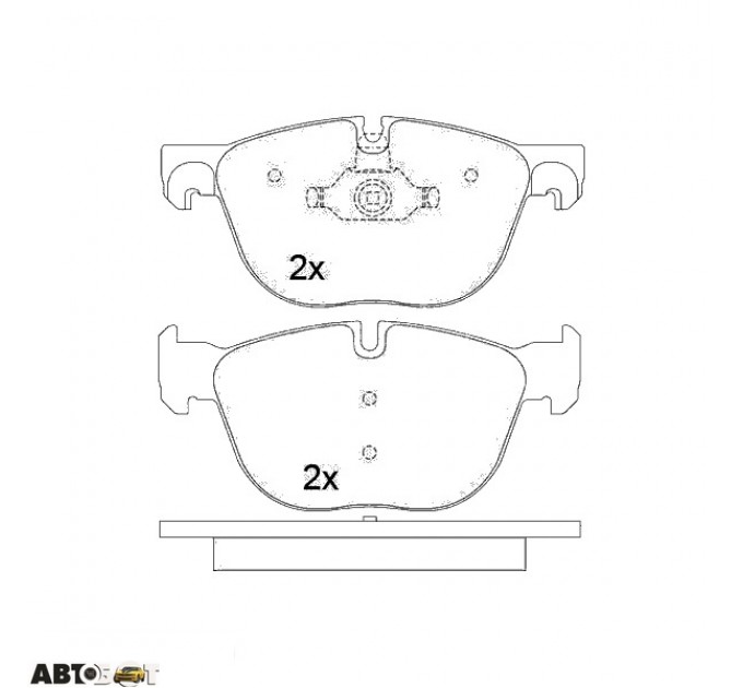 Тормозные колодки ZIMMERMANN 24170.195.1, цена: 5 603 грн.