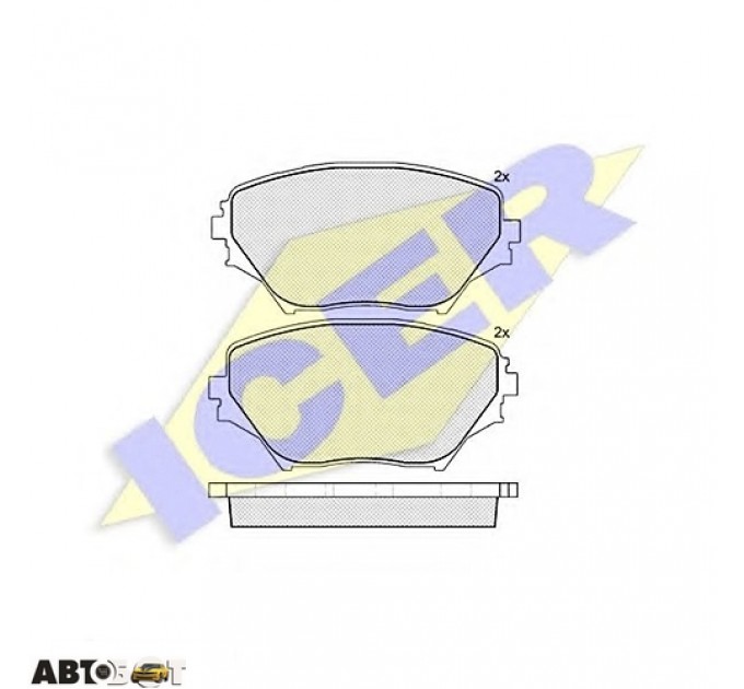 Тормозные колодки ICER 181519, цена: 1 092 грн.