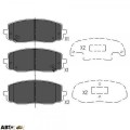 Тормозные колодки KAVO PARTS KBP-4006, цена: 1 450 грн.