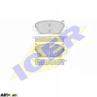 Гальмівні колодки ICER 182375