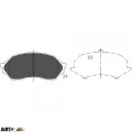 Тормозные колодки KAVO PARTS KBP-4505, цена: 1 492 грн.