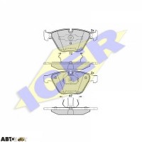 Тормозные колодки ICER 181814