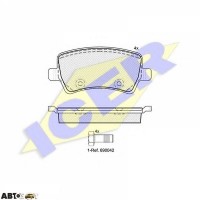 Тормозные колодки ICER 181776
