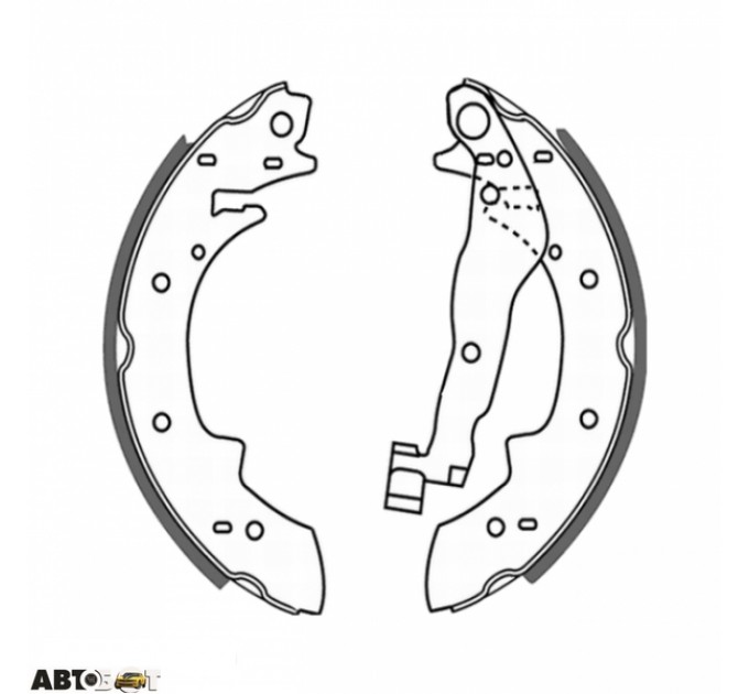 Тормозные колодки ABE C0B006ABE, цена: 1 072 грн.