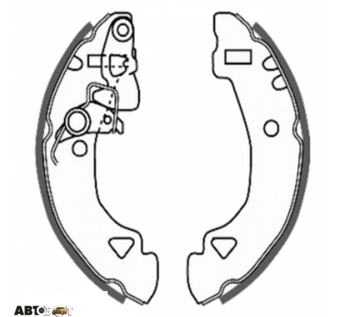 Тормозные колодки ABE C0F008ABE, цена: 528 грн.