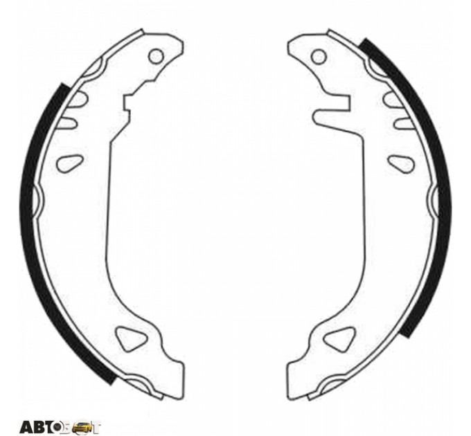 Гальмівні колодки ABE C0F003ABE, ціна: 542 грн.