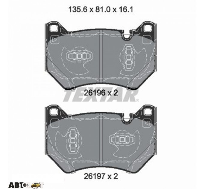 Гальмівні колодки Textar 2619601, ціна: 4 114 грн.