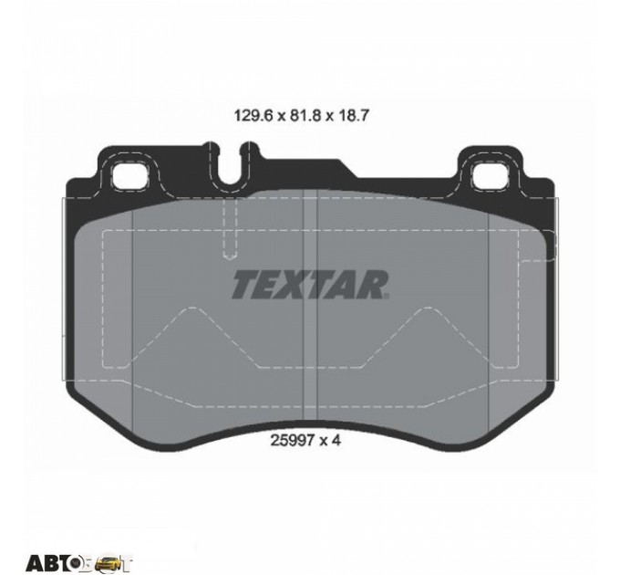 Гальмівні колодки Textar 2599701, ціна: 2 649 грн.