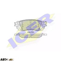 Гальмівні колодки ICER 182262