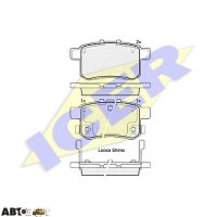 Тормозные колодки ICER 181907