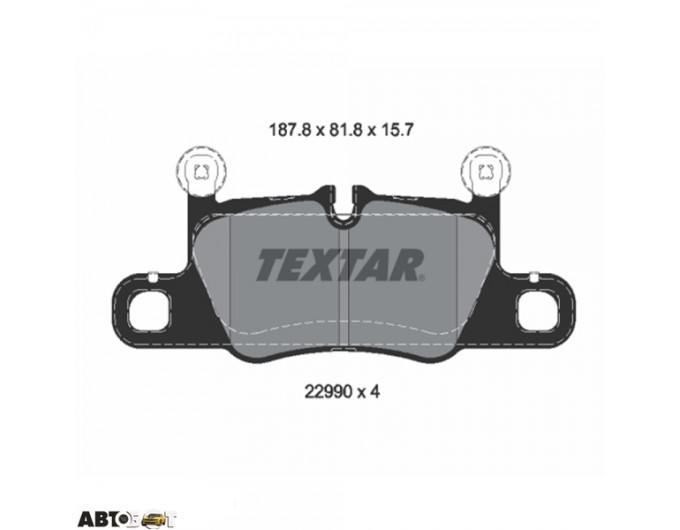 Тормозные колодки Textar 2299001, цена: 10 629 грн.