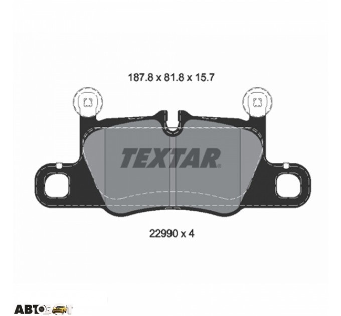 Тормозные колодки Textar 2299001, цена: 6 135 грн.