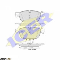 Тормозные колодки ICER 181969