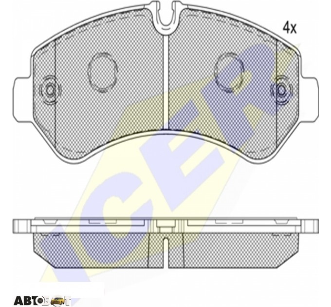 Тормозные колодки ICER 142362, цена: 1 591 грн.