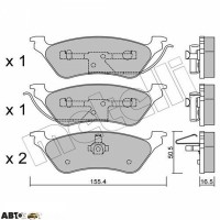 Гальмівні колодки METELLI 22-0625-0