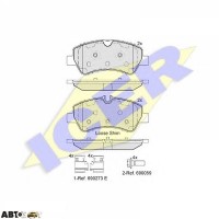 Тормозные колодки ICER 142116