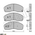 Тормозные колодки METELLI 22-0374-0, цена: 2 200 грн.