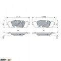 Тормозные колодки Bosch 0 986 424 912, цена: 2 104 грн.