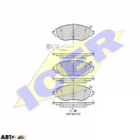 Тормозные колодки ICER 182018