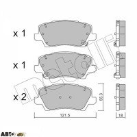 Гальмівні колодки METELLI 22-1165-0