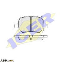 Тормозные колодки ICER 181632