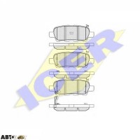 Тормозные колодки ICER 181509