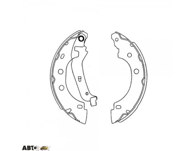 Тормозные колодки KAVO PARTS KBS-7410, цена: 2 012 грн.