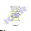 Тормозные колодки ICER 182136, цена: 2 707 грн.