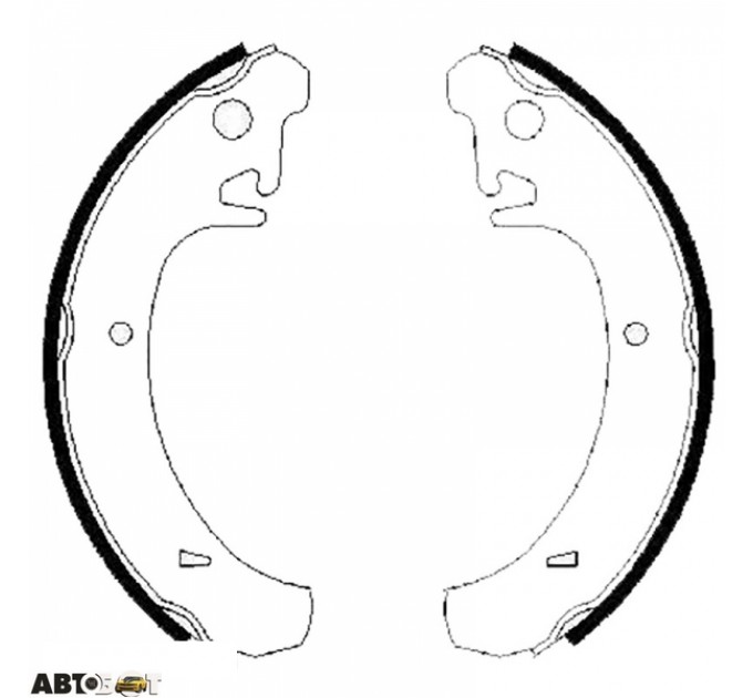 Гальмівні колодки Bosch 0 986 487 219, ціна: 780 грн.