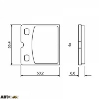 Гальмівні колодки Bosch 0 986 494 775