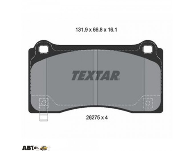 Гальмівні колодки Textar 2627501, ціна: 4 798 грн.