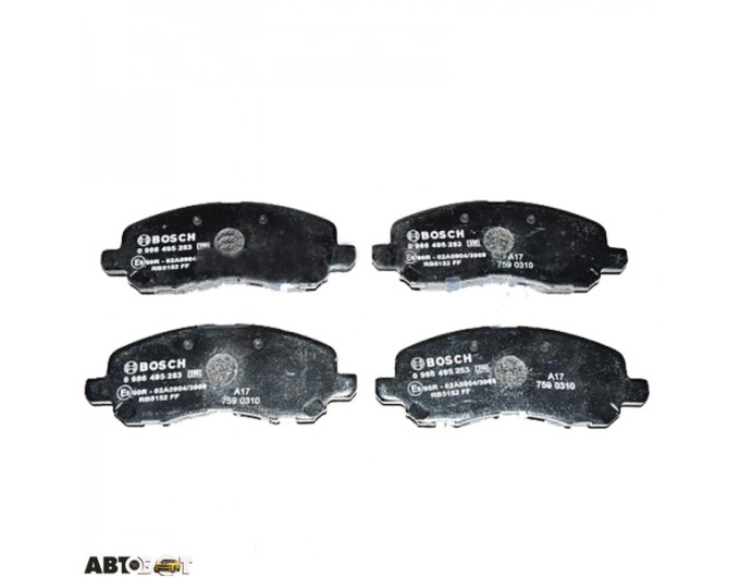 Тормозные колодки Bosch 0 986 495 253, цена: 2 009 грн.