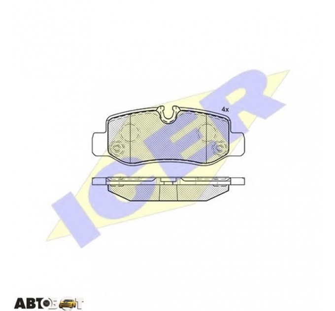 Тормозные колодки ICER 142192, цена: 1 068 грн.