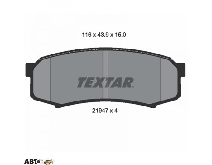 Гальмівні колодки Textar 2194701, ціна: 2 958 грн.