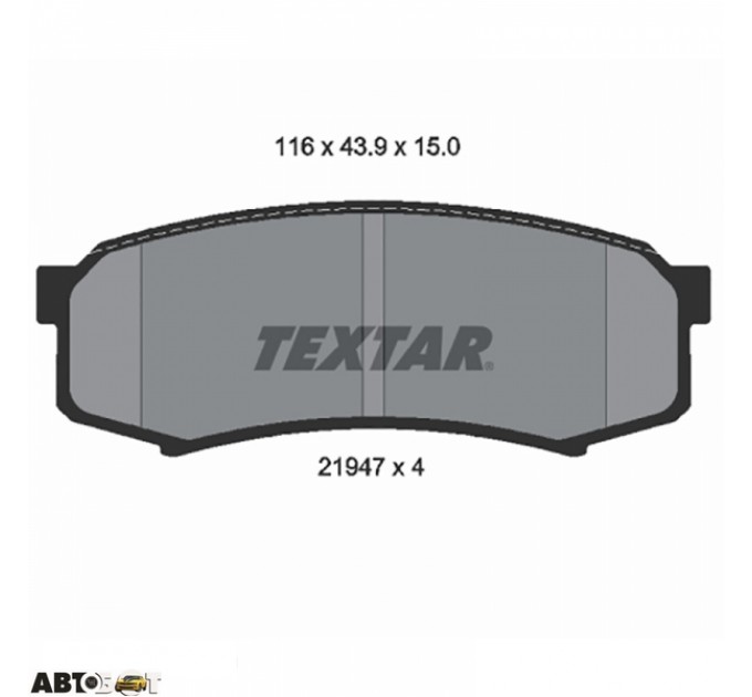 Гальмівні колодки Textar 2194701, ціна: 1 610 грн.