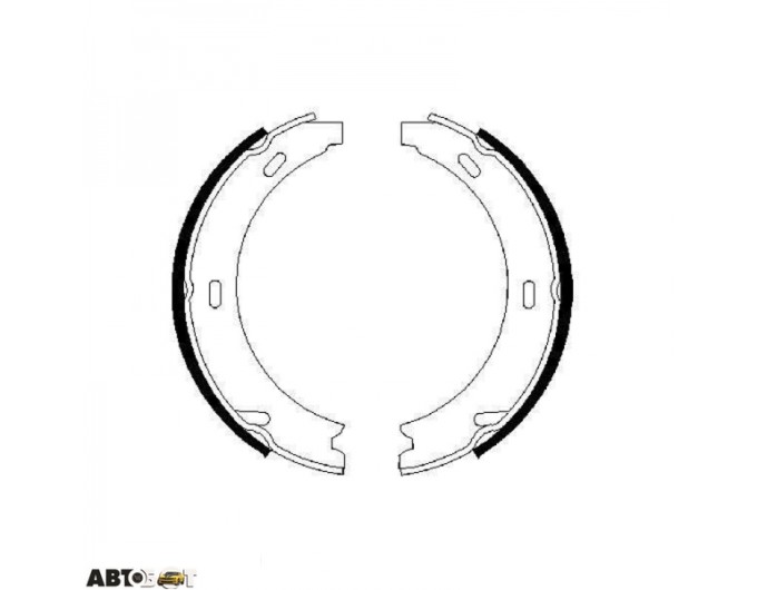 Тормозные колодки Bosch 0986487344, цена: 1 980 грн.