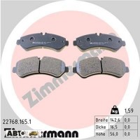 Тормозные колодки ZIMMERMANN 22768.165.1