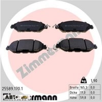 Тормозные колодки ZIMMERMANN 25589.170.1