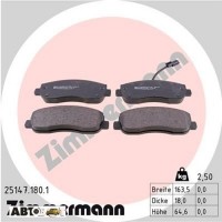 Гальмівні колодки ZIMMERMANN 25147.180.1