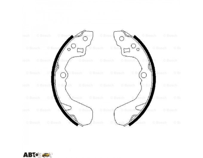 Тормозные колодки Bosch 0986487436, цена: 1 635 грн.